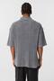 Washable Oversize Polo Neck T-Shirt Gray - 6