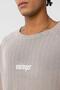 Washable Oversize Printed Knitwear T-Shirt Stone - 6
