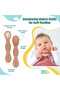 BabiesBasic Soft Tip BPA Free Silicone First Stage Training Spoon with Masher- Blush - 2