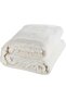 Silky Soft Single Blanket Off White 150x200cm Flannel Throw Blanket 280 GSM - 2