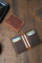 Cowboy Genuine Leather Handmade Men's Card Holder. Birthday & Father's Day & Valentine's Day Gift - 7