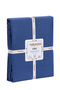 Single Navy Blue Color Diamond Pique 100% Cotton 160 X 220 cm - 3