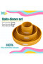 Silicone Plate, Bowl & Cup- Yellow - 2