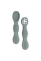 BabiesBasic Soft Tip BPA Free Silicone First Stage Training Spoon with Masher- Indigo