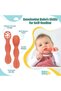 BabiesBasic Soft Tip BPA Free Silicone First Stage Training Spoon with Masher- Pink - 2