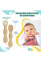 BabiesBasic Soft Tip BPA Free Silicone First Stage Training Spoon with Masher- Cream - 2