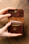 Briddle Rose Wrist Strap Genuine Leather Handcrafted Women's Wallet.Birthday&Mother'S&Valentine's Day Gift - 7