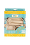 Silicone Feeding Set,with removable section, with Suction Plate, Spoon and Fork- Cream - 5