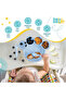 3 Piece Silicone Feeding Set, with Silicone Suction Plate, Spoon and Fork - Blue - 3