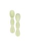 BabiesBasic Soft Tip BPA Free Silicone First Stage Training Spoons - Mint