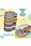 3 Piece Silicone Feeding Set, with Silicone Suction Plate, Spoon and Fork - Grey - 4