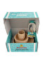 BabiesBasic 5 pc Set with silicone plate, bowl, cup and stainless steel cutlery with case - Beige - 6
