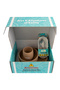 BabiesBasic 5 pc Set with silicone plate, bowl, cup and stainless steel cutlery with case - Brown - 6
