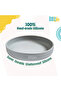 Silicone Feeding Plate with Suction - Gray - 3