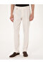 Beige Slim Fit Fabric Trousers 50306776-Vr011 - 2