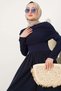 Women's Detachable Gather Detailed Garnished Dress