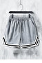 Men's Black Extraforlu Double Combed Shorts & Bermuda Capri Summer Cotton Slim Fit - 5
