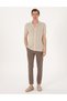 Beige Slim Fit Short Sleeve Button Knitwear Cardigan 50305993-Vr011 - 4