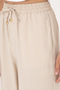 Women's Stone Loose Relax Fit Canvas Trousers 50300357-Vr049 - 5