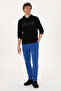 Men's Black Basic Sweatshirt 50289056-Vr046 - 4