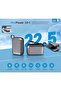 10000mAh Mini Power Bank, Built-in USB-C Cable, 22.5W PD Fast Charging, 3A Max Output, LED Indicator - 3