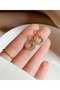 - Care. Stylish Round Gold Nail Earrings