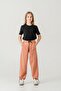 Pocket Stoned Leg Brit Elastic Stopper Girl's Sweatpants