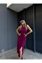 Cherry Rot Zero Sleeve Apple Slice Buckle Midi Length Dress – Stylish and Modern 7341