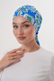Patterned Buckle Bonnet Hijab Bonnet Daily Use Bonnet Shawl Scarf - 3
