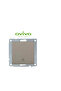 Anthracite bell button light frameless grano - compatible frame for socket and switch - 2