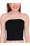 Women's Seamless Strapless Crop Top Tube Camisole Free Black