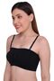 Women's Padded Stretchable Seamless Strapless Multi-Way Tube Bra with Back Hook Closure and - 4