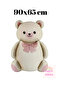Cream Pink Teddy Bear Foil Balloon & Latex Balloon Set in 10 Compatible Colors - 2