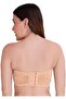 Women's Padded Stretchable Seamless Strapless Multi-Way Tube Bra with Back Hook Closure and - 9