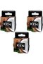 Ken Air Freshener Tin Coconut Car Fragrance Car Fragrance Tin Home Freshener 3D Set (Coconut P - 2