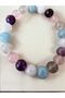 Natural Stone Dream, Intuition, Emotion Bracelet Smoky Quartz, Moonstone, Aquamarine, Labradorite, Amethyst - 3