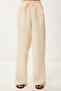 Striped Muslin Palazzo Pants Yellow Bone Lsa0010 - 4