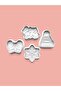 Winter Season Theme Cookie Mold and Sugar Dough Mold Set of 4 0483-Set - 6