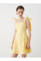 Sparkling Choices Square Roba Collar Mini Dress from Shining Store