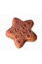 4-Piece Mini Miniature Star Biscuit Best Wishes Silicone Mold K-1431, Scented Stone Soap Plaster Candle Mold - 6