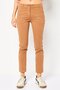 Women Regular Houndstooth Straight Pants, Tan