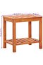 Side Table Solid Acacia Wood 45x33x45 cm - 3