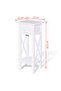 Side Table with Drawer White - 3