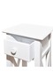 Side Table with Drawer White - 2