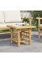 Side Table 45x45x45 cm Bamboo