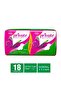 Private Natural Cotton Feel Extra Thin Normal Sanitary Pads with Wings 18 pcs - 2