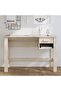 Desk HAMAR Honey Brown 110x40x75 cm Solid Wood Pine