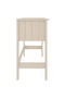 Desk HAMAR Honey Brown 110x40x75 cm Solid Wood Pine - 5