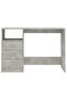 Desk with Drawers Concrete Grey 110x50x76 cm Engineered Wood - 2