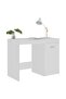 Desk White 100x50x76 cm Engineered Wood - 4